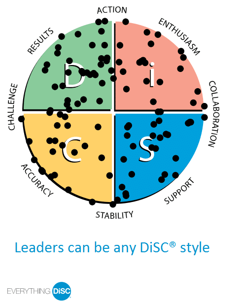 Leaders can be any DiSC style