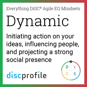 Dynamic mindset: Initiating action on your ideas, influencing people, and projecting a strong social presence