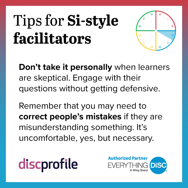 Tips for Si-style facilitators