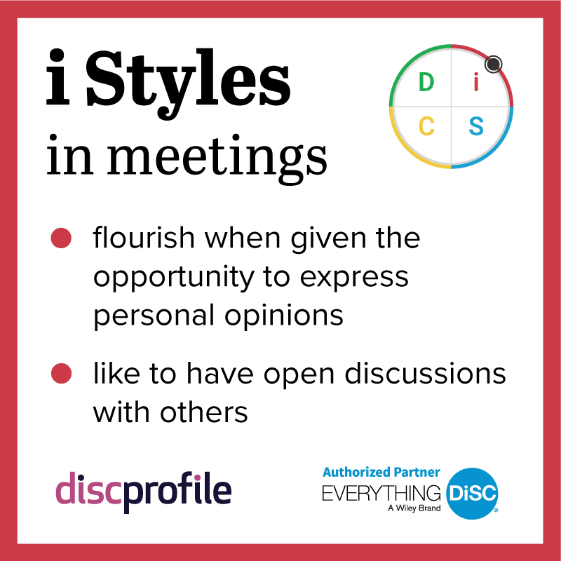 DiSC i styles in meetings